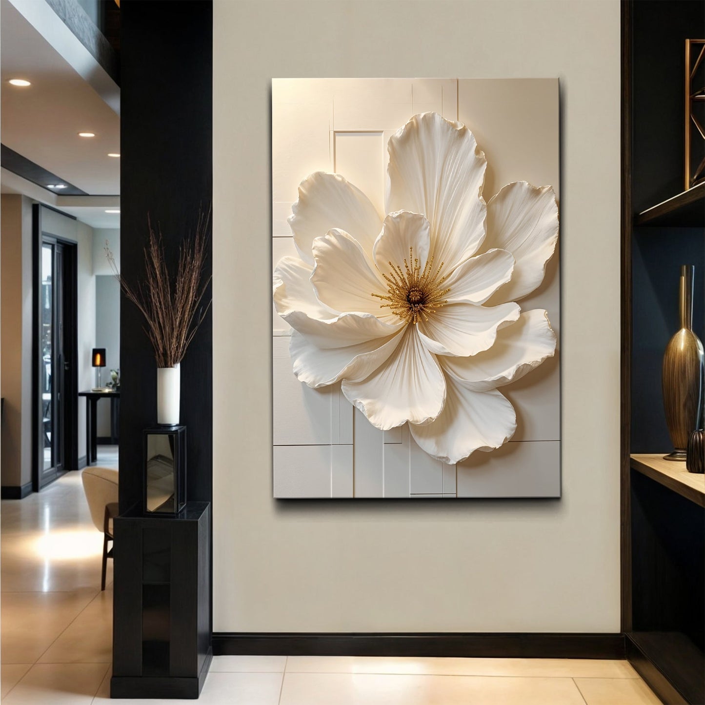 Bloom Essence Floral Canvas Wall Art
