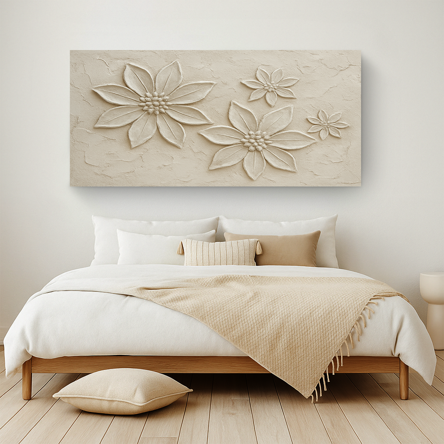 Floral Abstract Canvas Wall Art - Botanical Art