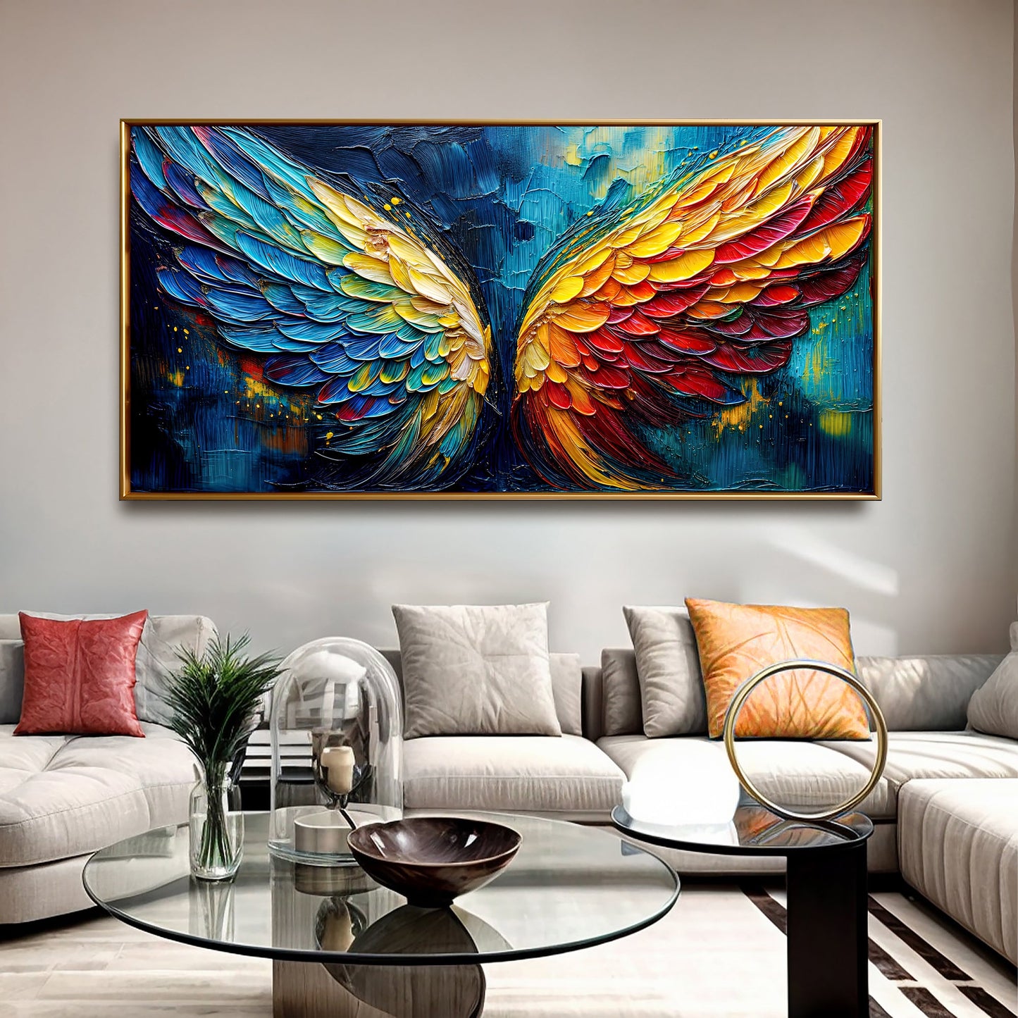 Wings of Fire Canvas Wall Art