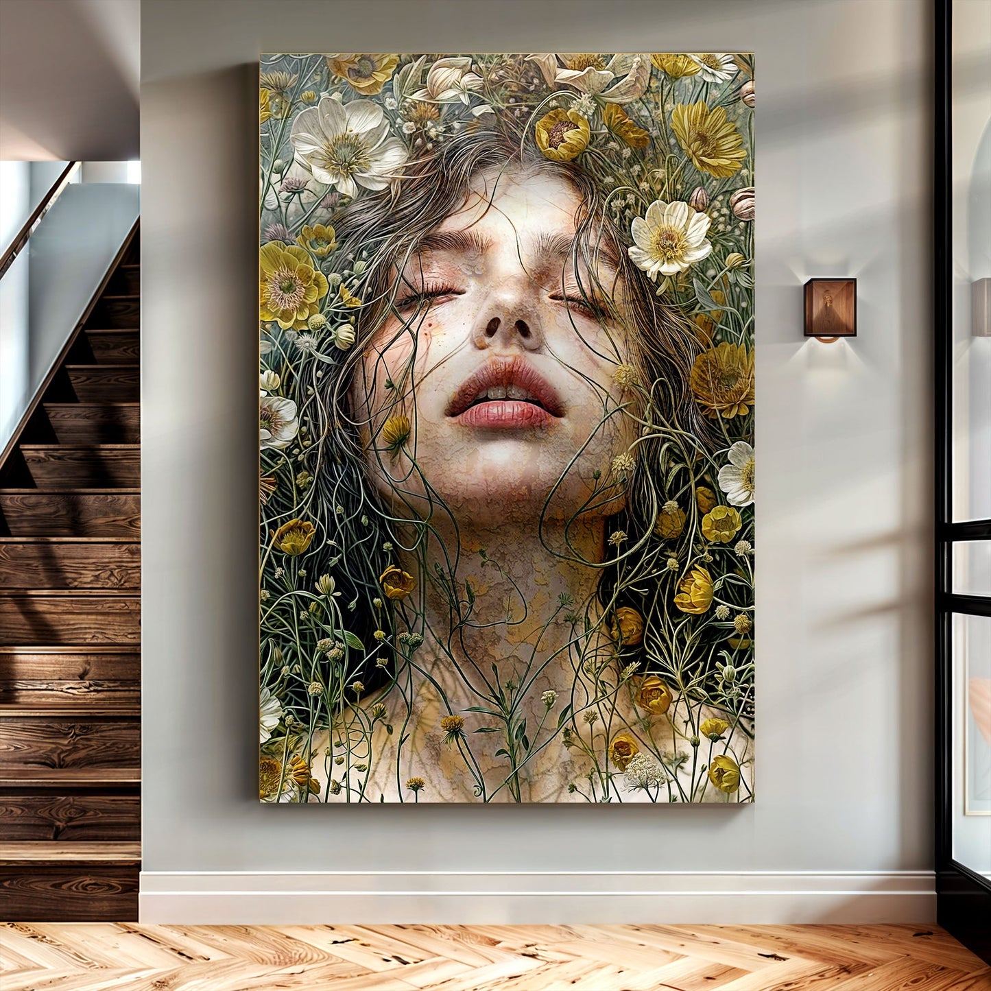 Garden Blossom Floral Canvas Wall Art