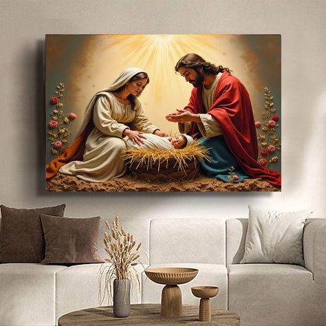 3D Faith Canvas Wall Art IV