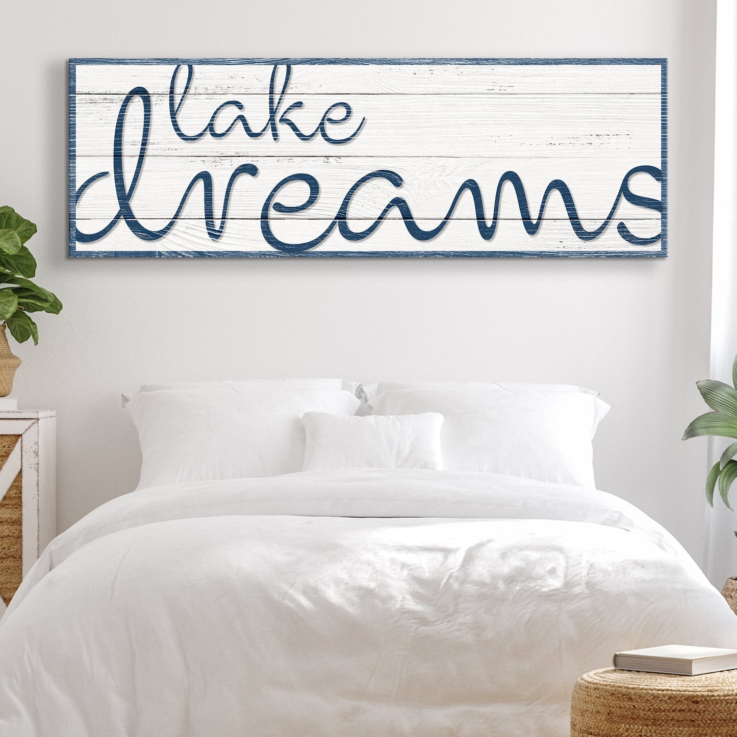 Lake Dreams Nautical Canvas Wall Art