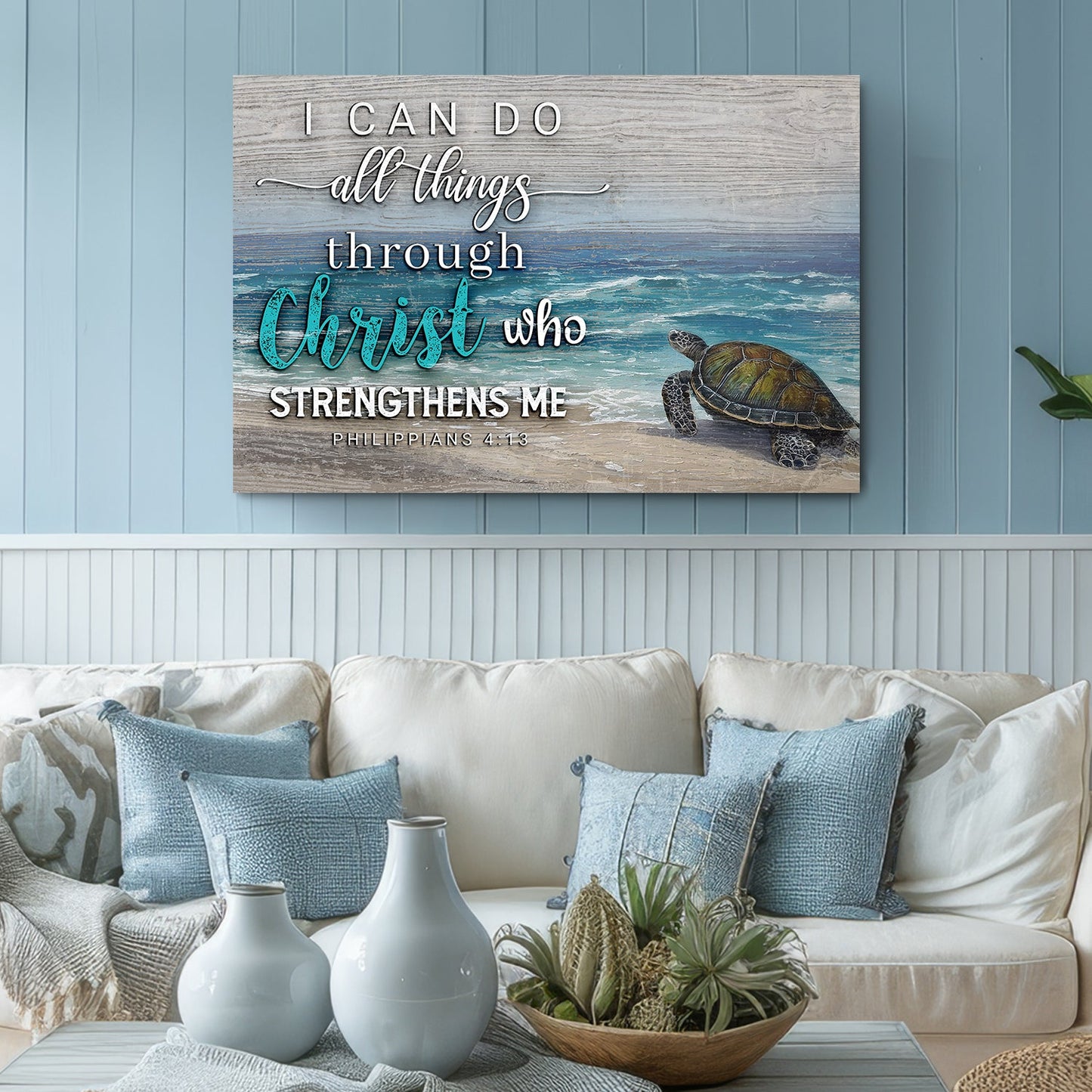 I Can Do All Things Through Christ Faith Canvas Art