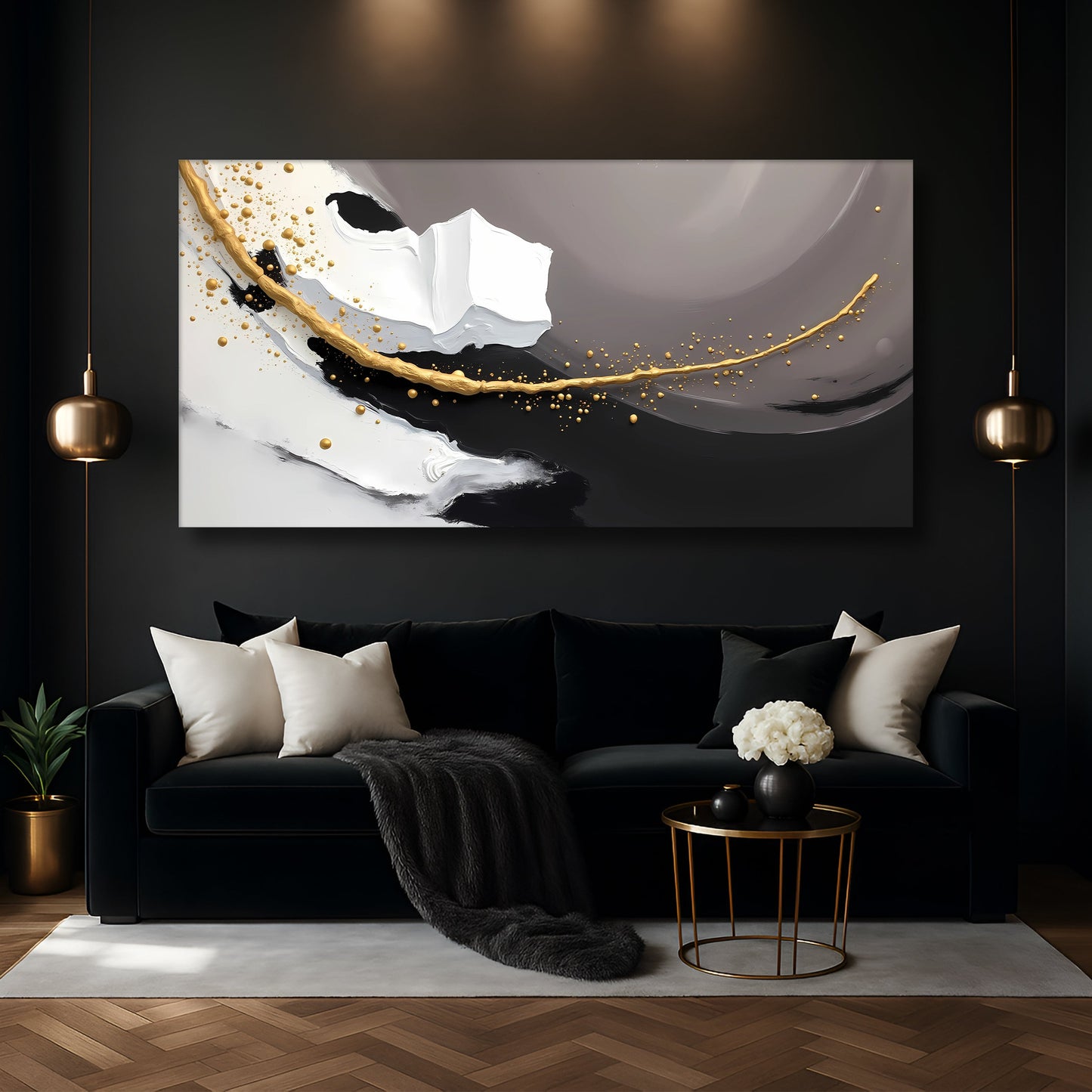Wave Abstract Canvas Wall Art