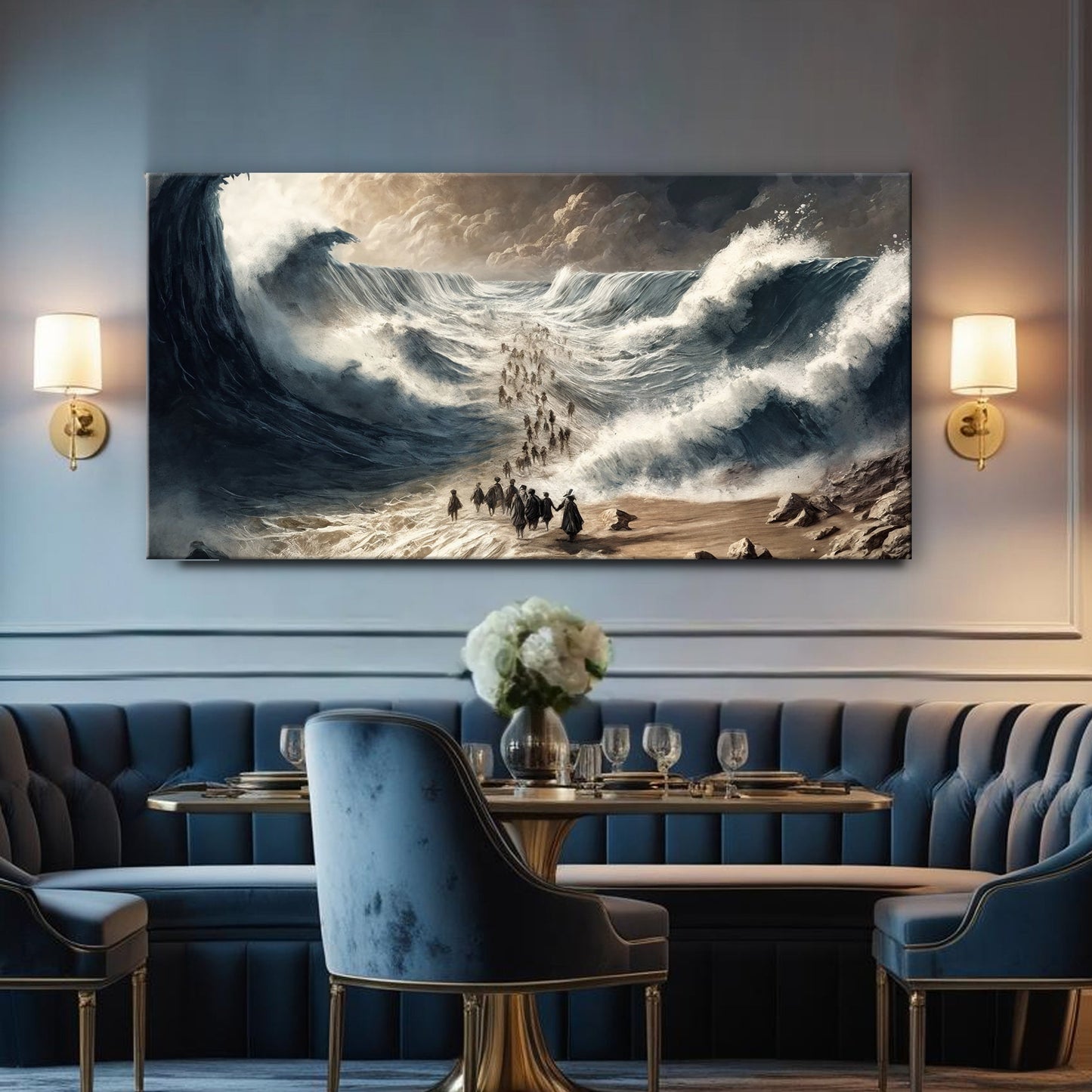 The Parting Faith Canvas Wall Art IV