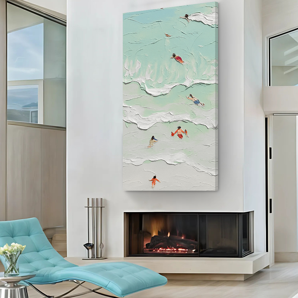 Beach Days Coastal Canvas Wall Art XXIII