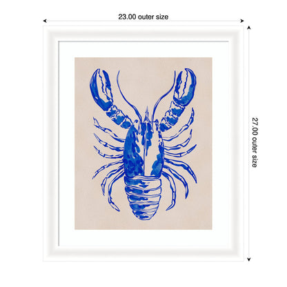 Framed Art Lobster by Nikita Jariwala