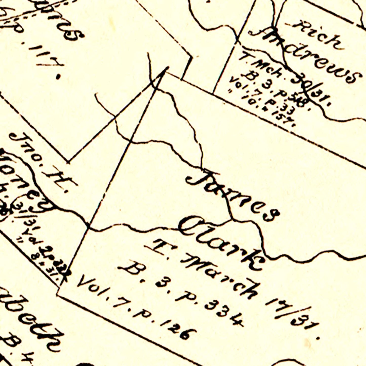Vintage Map of Washington County, Texas 1879