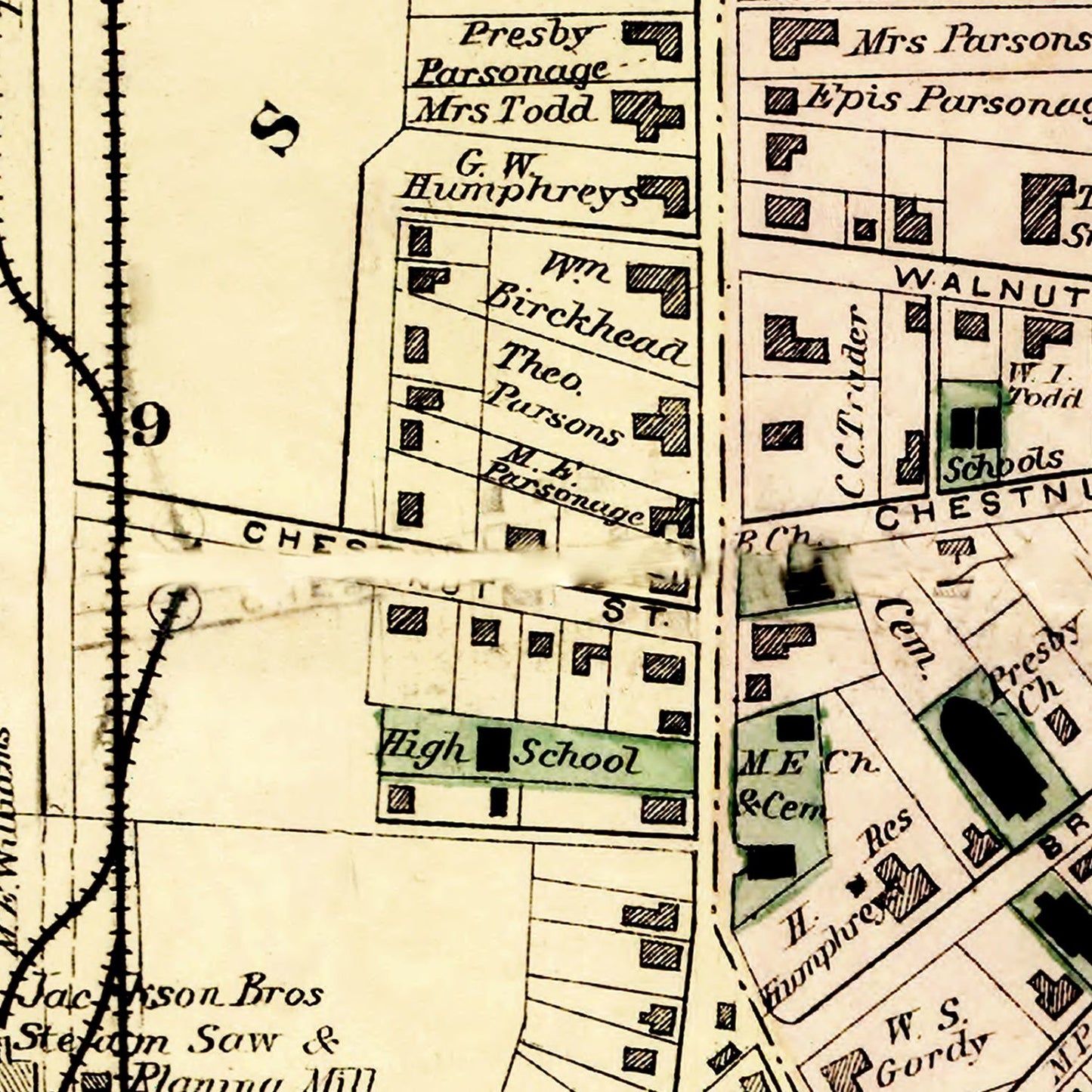 Vintage Map of Wicomico County, Maryland, 1877