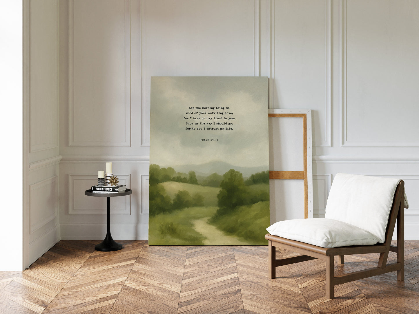 Morning Trust Psalm 143:8 Landscape Faith Print