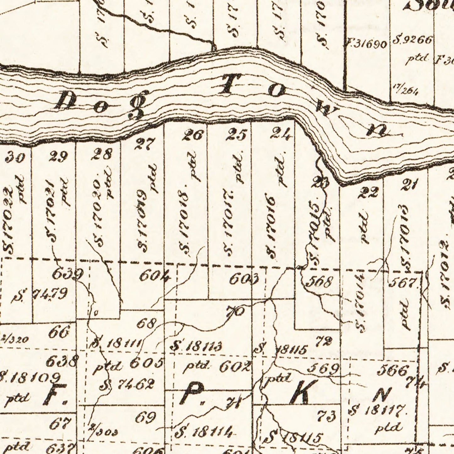 Vintage Map of Childress County, Texas, 1891