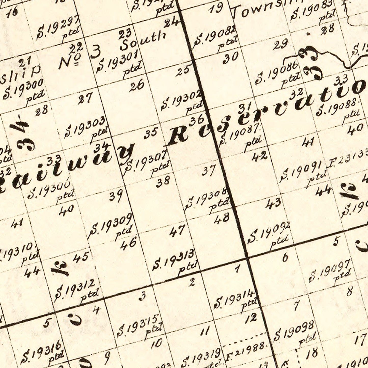 Vintage Map of Glasscock County, Texas, 1888