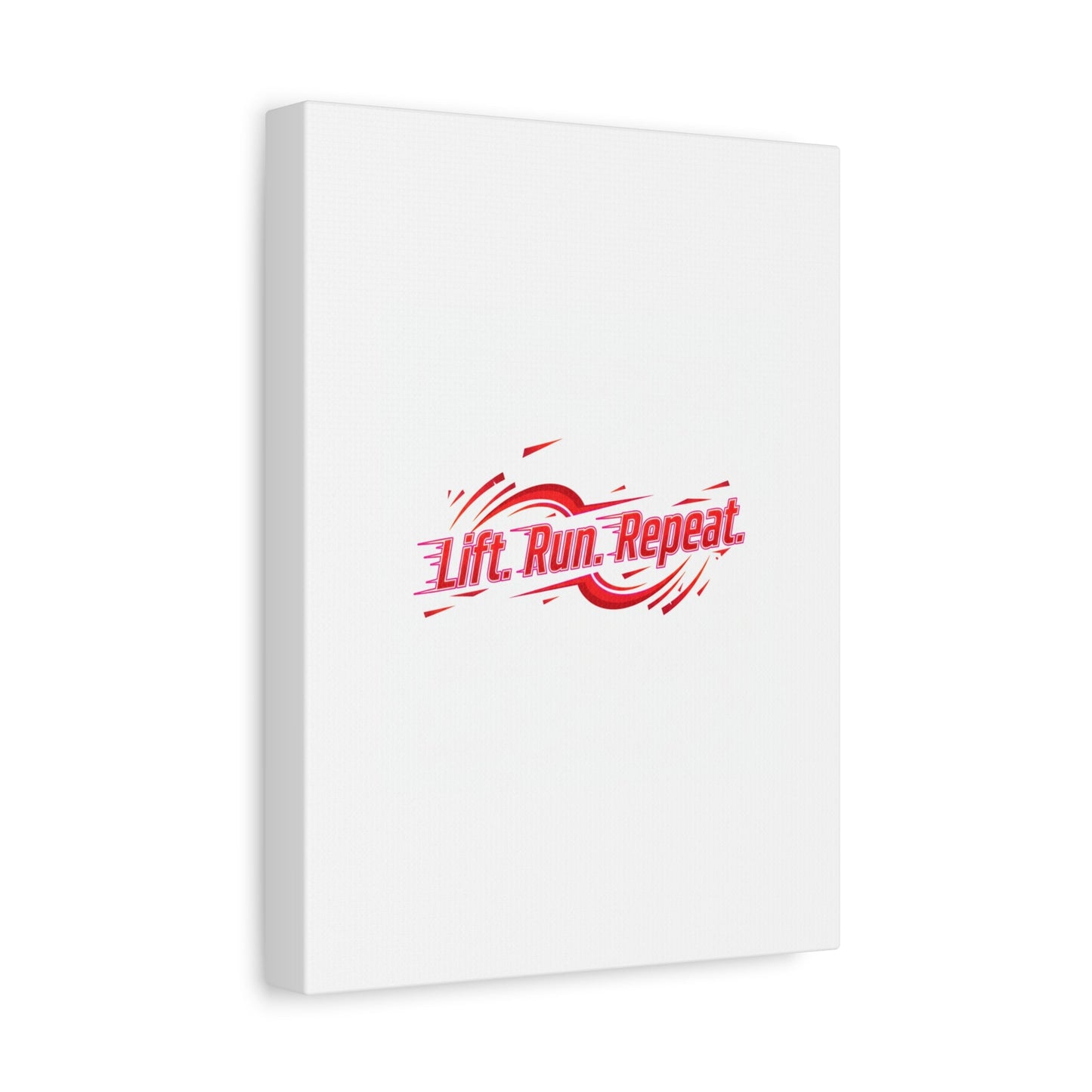 Lift Run Repeat Canvas | Fitness Wall Art, Gym Motivation