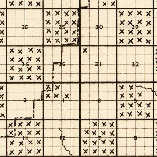 Vintage Map of Kalkaska County, Michigan, 1878