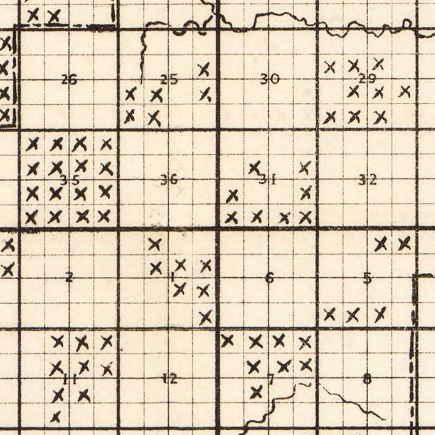 Vintage Map of Missaukee County, Michigan, 1878