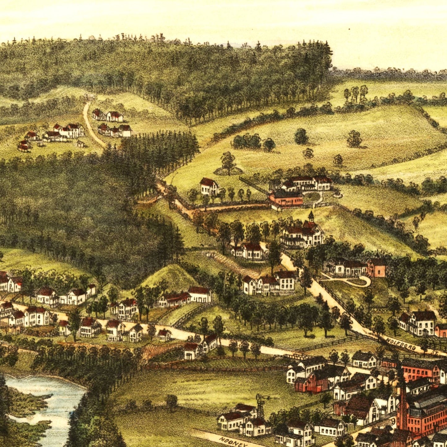 Vintage Map of Alton, New Hampshire, 1888