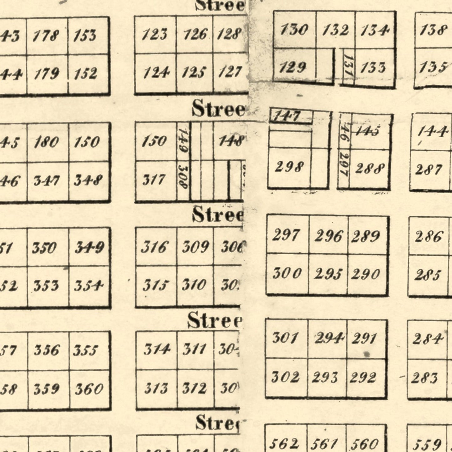 Vintage Map of San Francisco, California, 1849 III