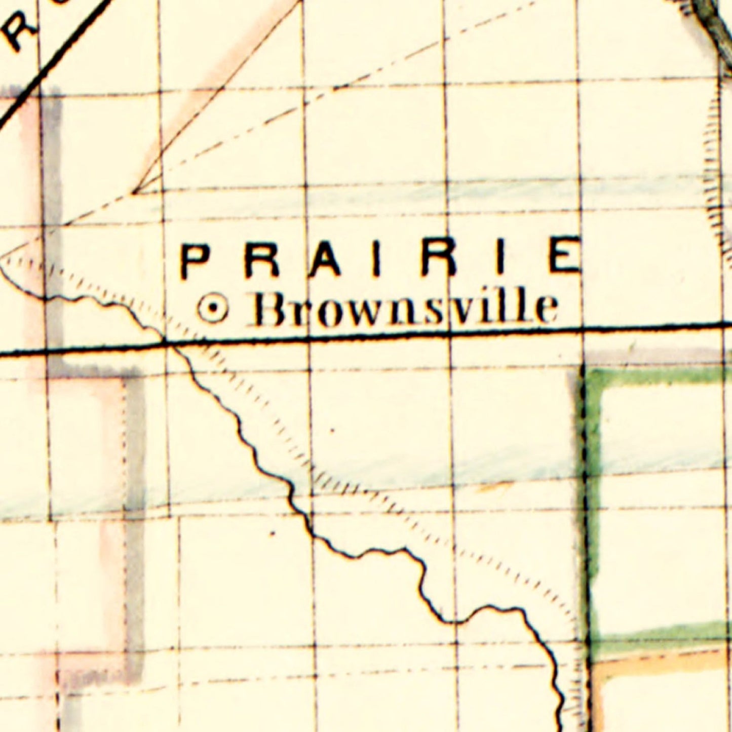 Vintage Map of Arkansas, 1866