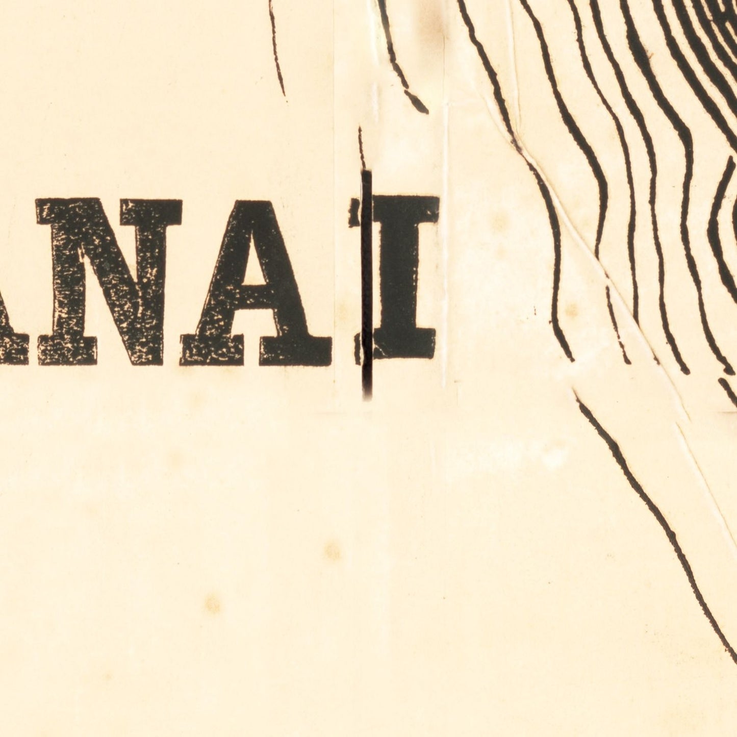 Vintage Map of Hawaii, 1846