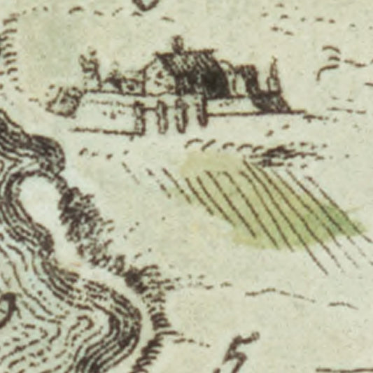 Vintage Map of Louisiana, 1770