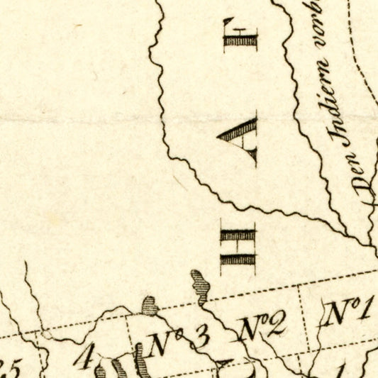 Vintage Map of Maine, 1798