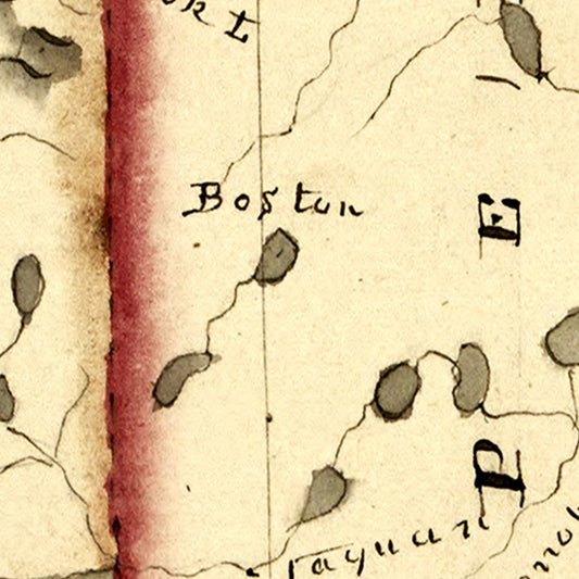 Vintage Map of Maine, 1820