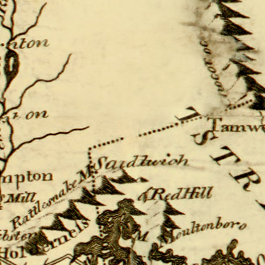 Vintage Map of New Hampshire, 1794