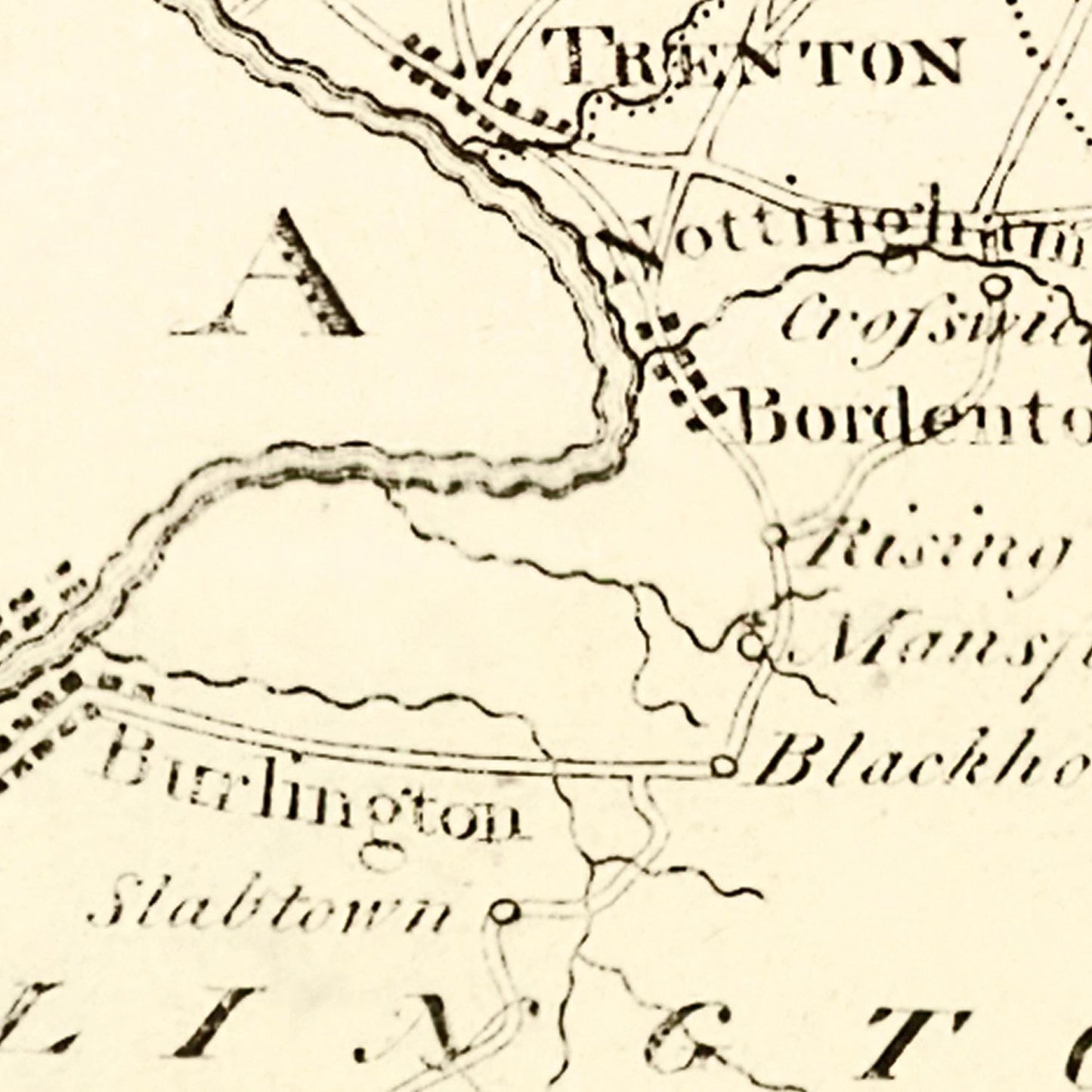 Vintage Map of New Jersey, 1795 II