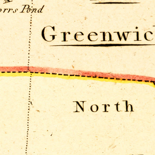 Vintage Map of Rhode Island, 1797