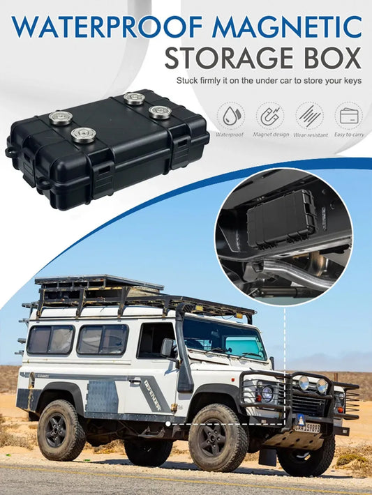 Waterproof Magnetic Car Storage Box – Secure Hidden Storage Wherever You Go