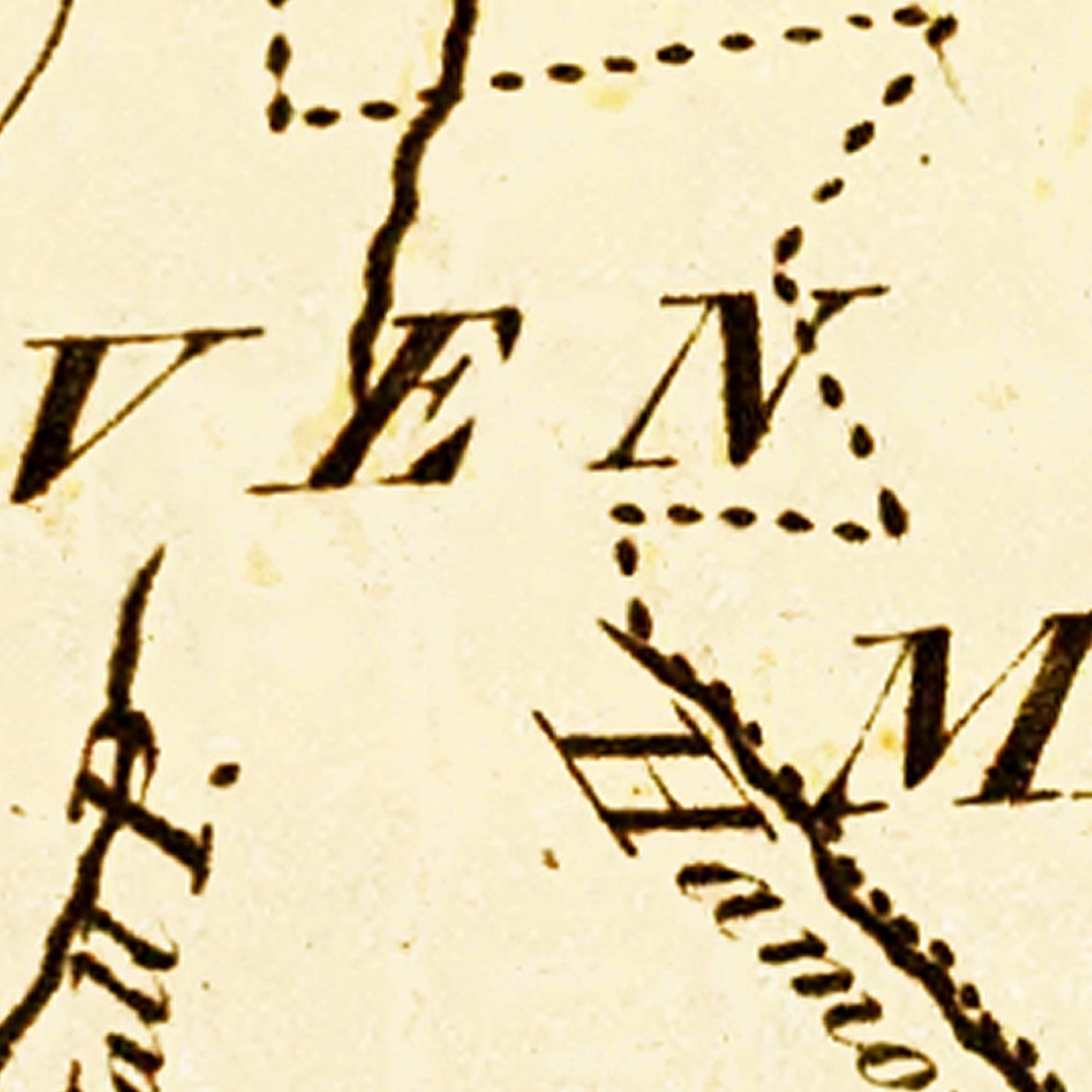 Vintage Map of Connecticut, 1795