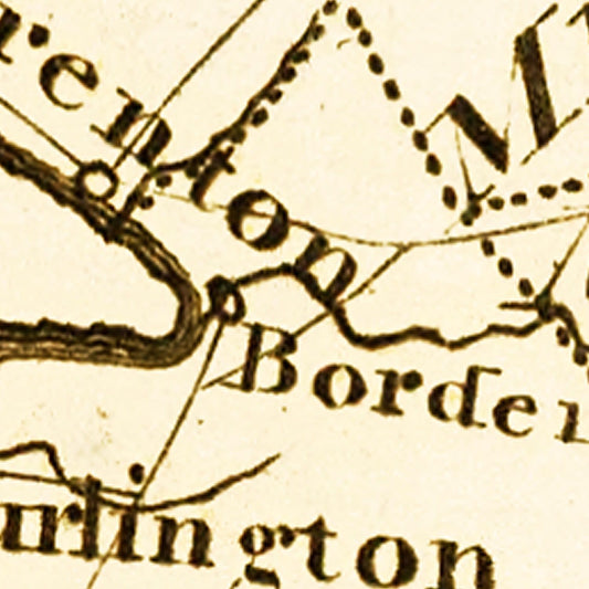 Vintage Map of New Jersey, 1795