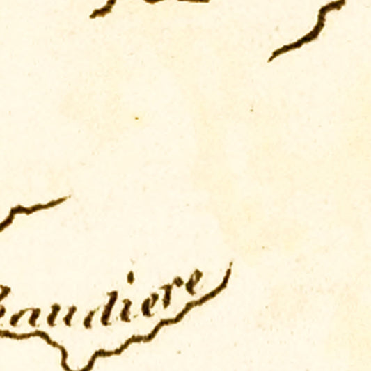 Vintage Map of Maine, 1795 Wall Art