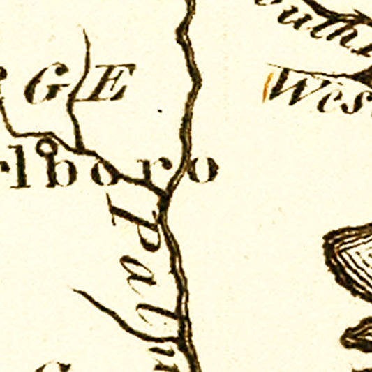 Vintage Map of Pennsylvania, 1795