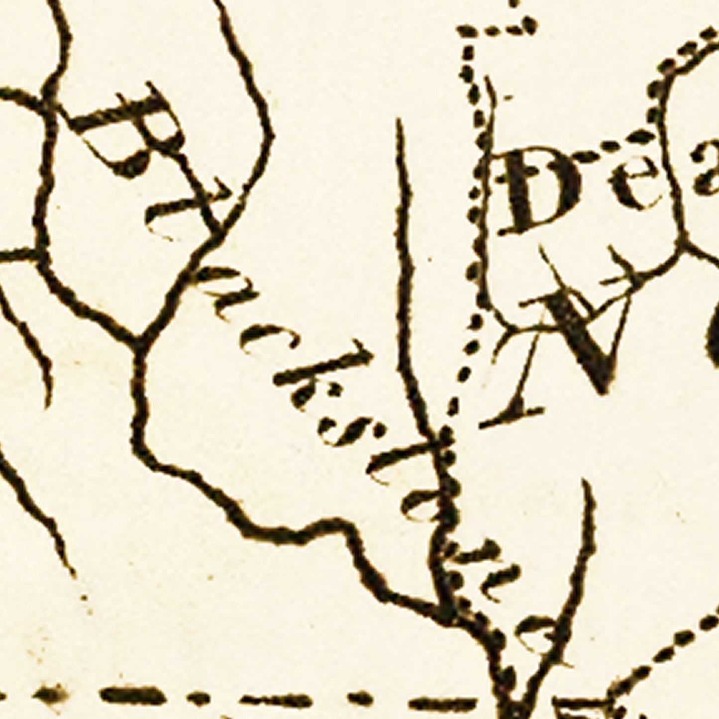 Vintage Map of Massachusetts, 1795