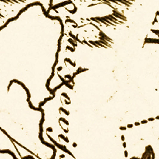 Vintage Map of New Hampshire, 1795