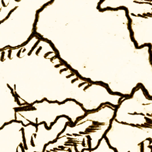 Vintage Map of Pennsylvania, 1795, No. 2
