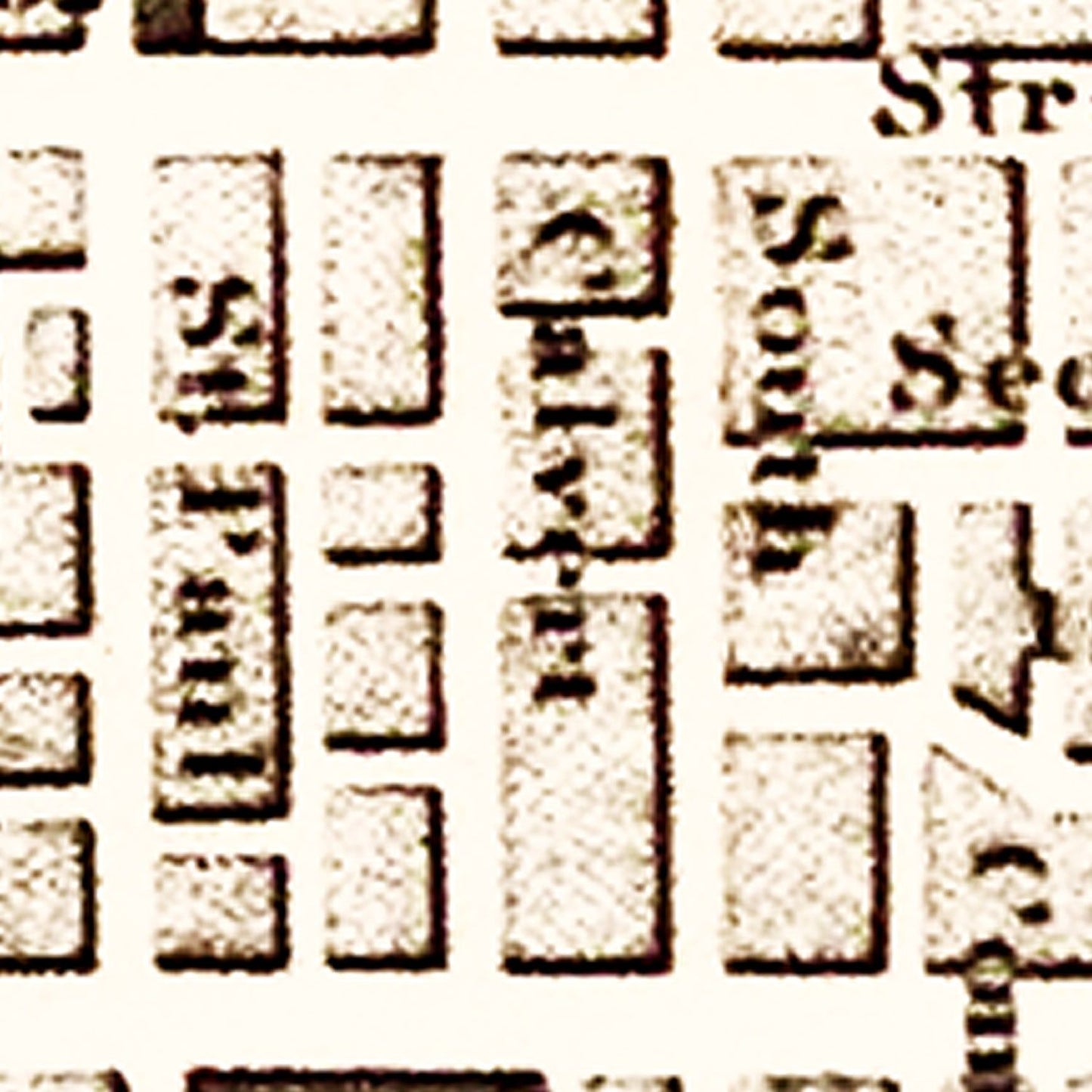 Vintage Map of Baltimore, Maryland, 1837