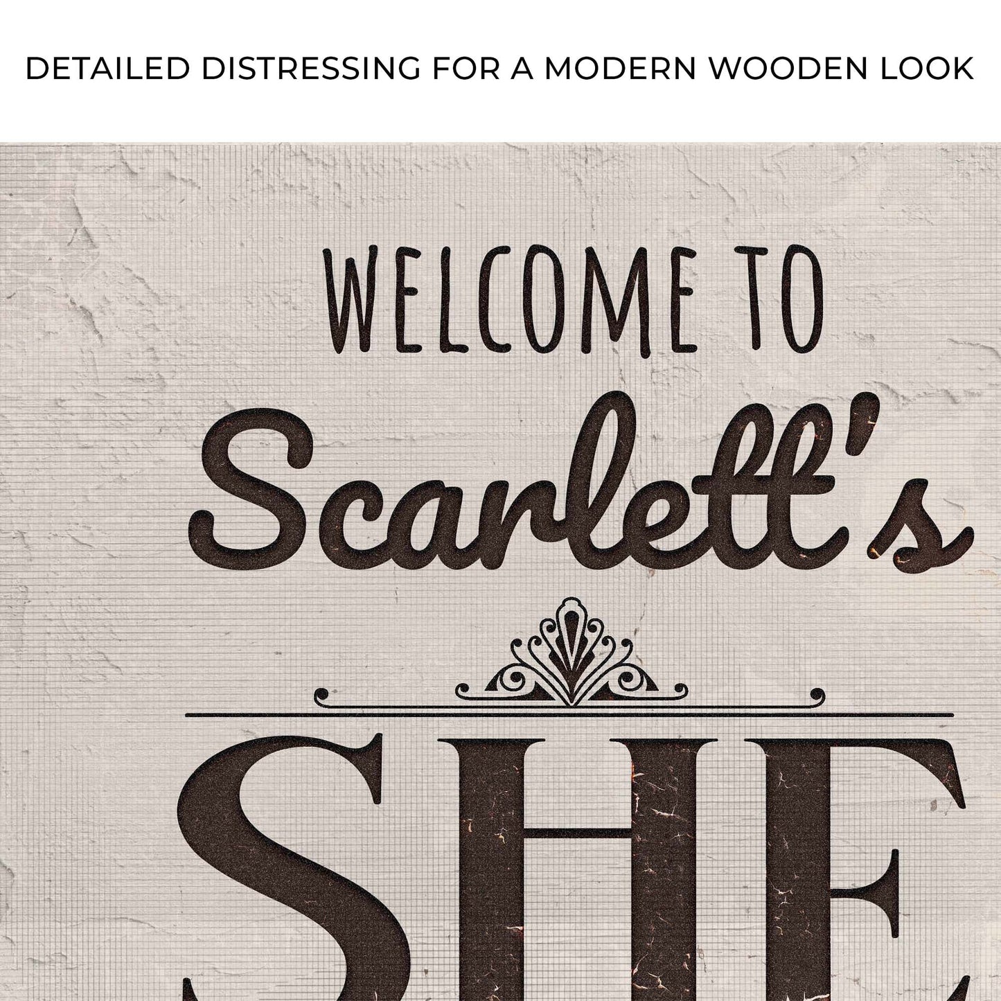 She Shed Decorative Canvas Sign