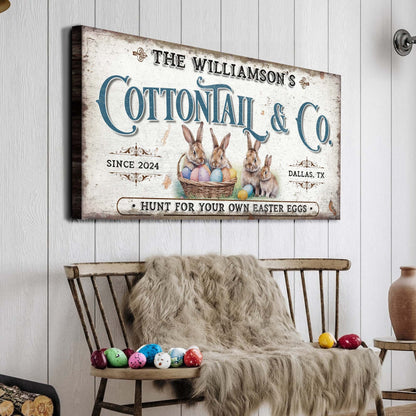 Vintage Easter Canvas Wall Art II