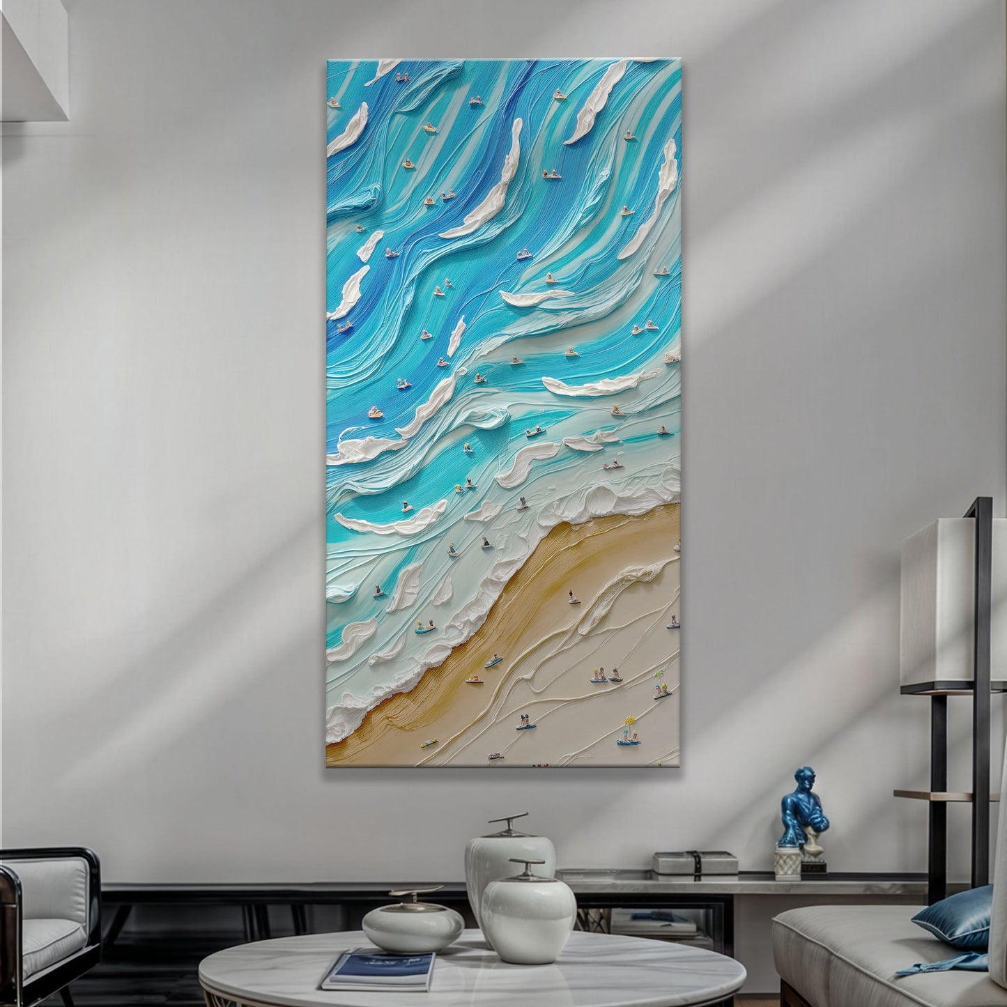Beach Days Coastal Canvas Wall Art IV