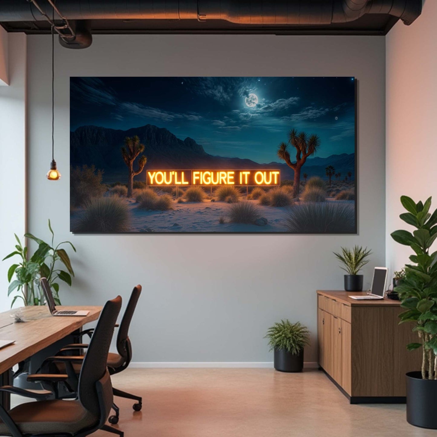 You'll Figure It Out Motivational Canvas Wall Art