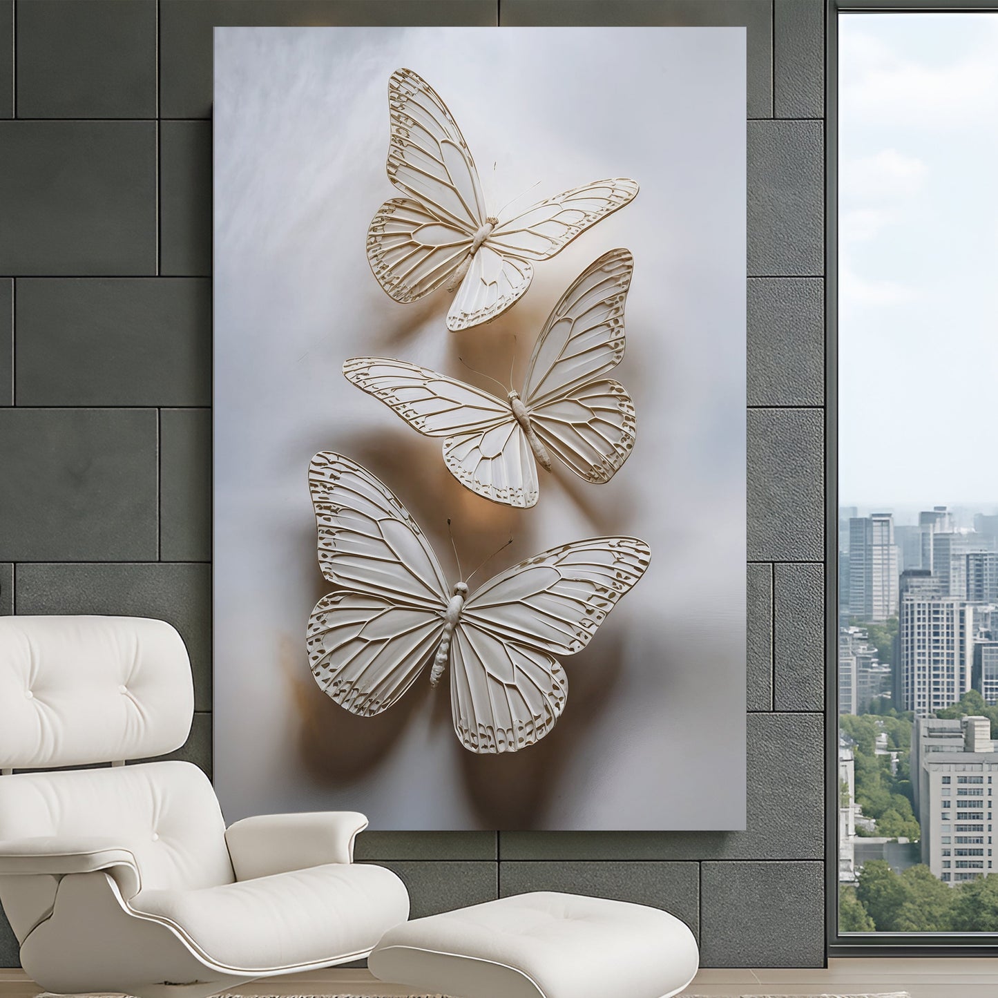 Delicate Flight Canvas Wall Art