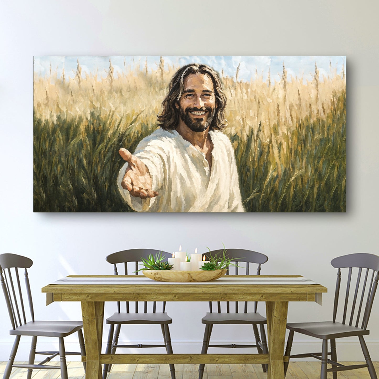Savior's Invitation Faith Canvas Wall Art