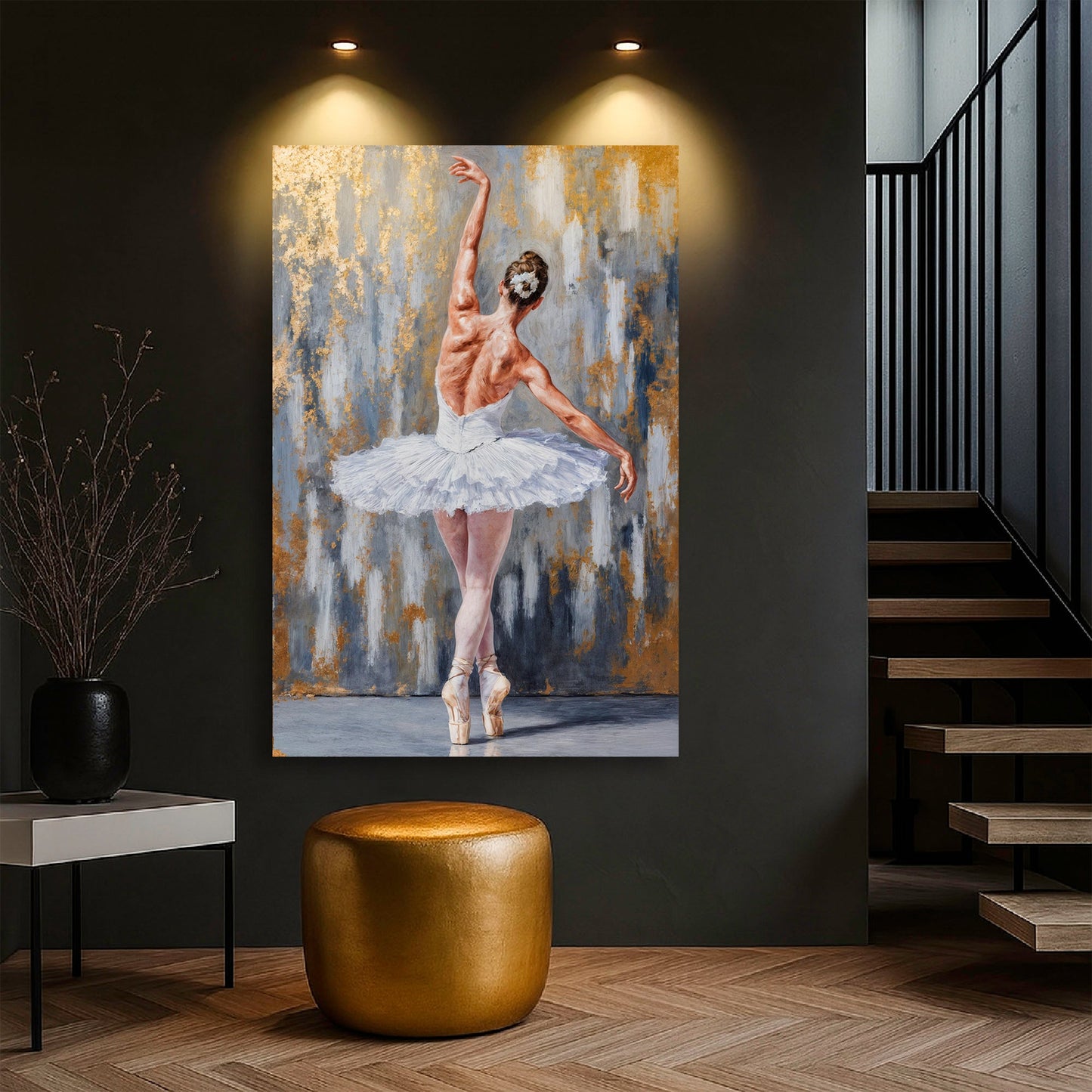Ballet Elegance Canvas Wall Art