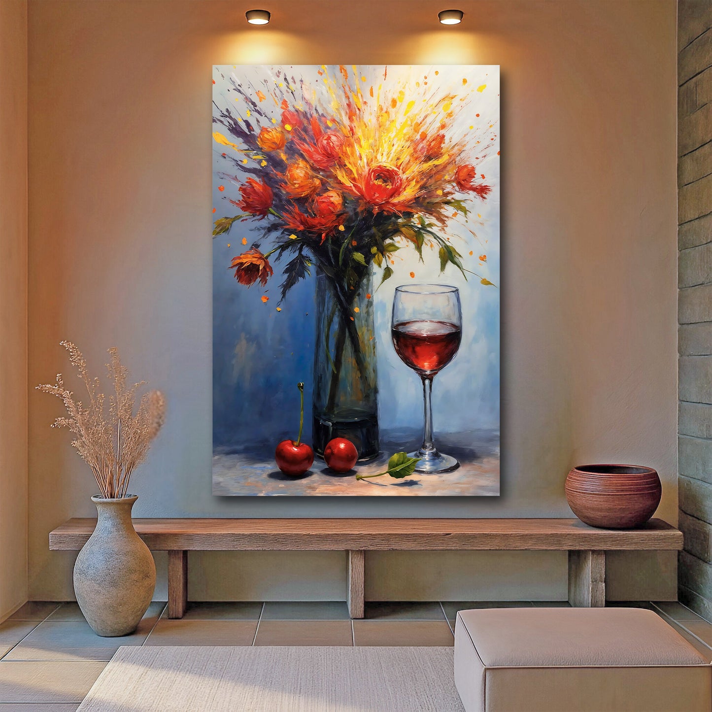 Dynamic Still Life Abstract Canvas Wall Art