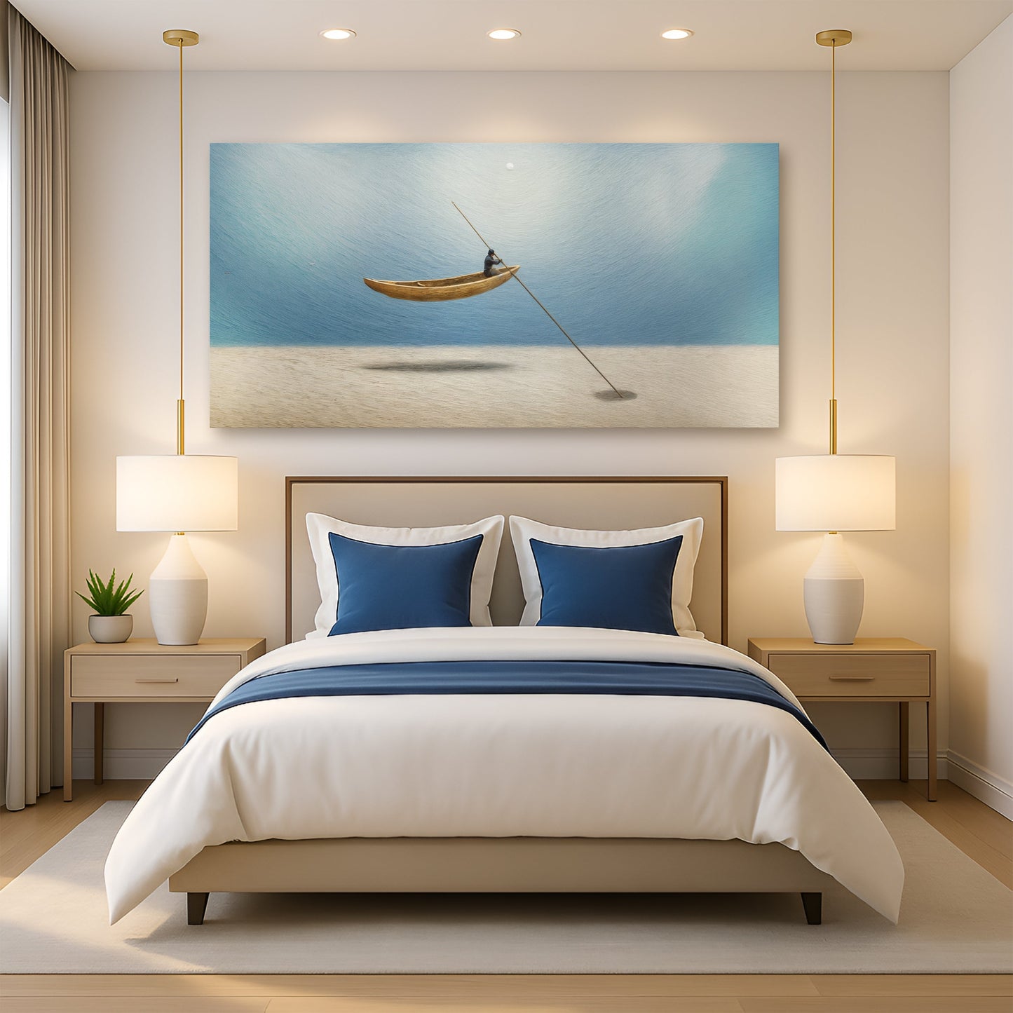 Sand Drifter Coastal Canvas Wall Art