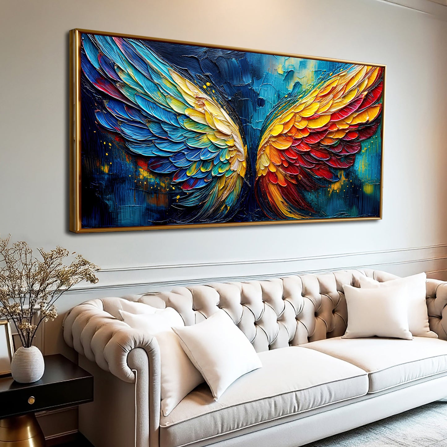 Wings of Fire Canvas Wall Art