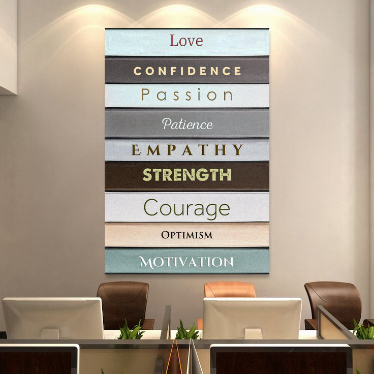 Shelf to Life Motivational Canvas Wall Sign