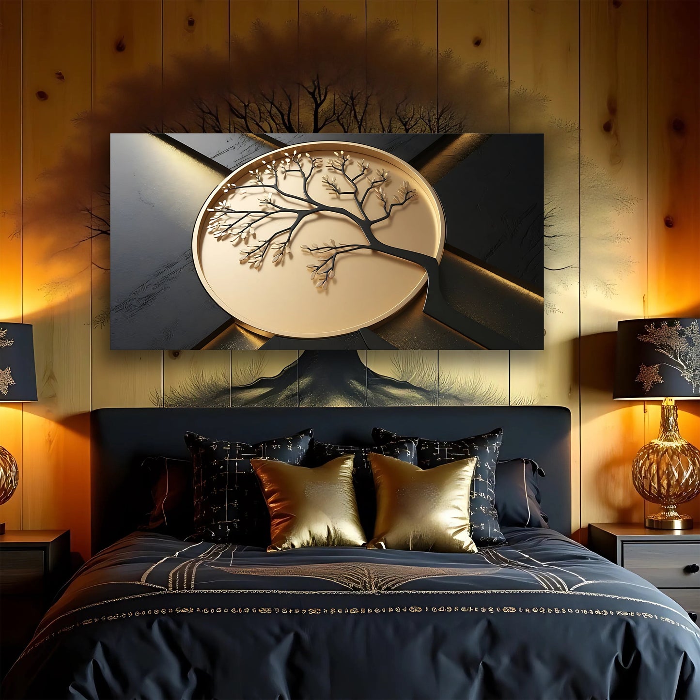 3D Celtic Tree of Life Canvas Wall Art VI